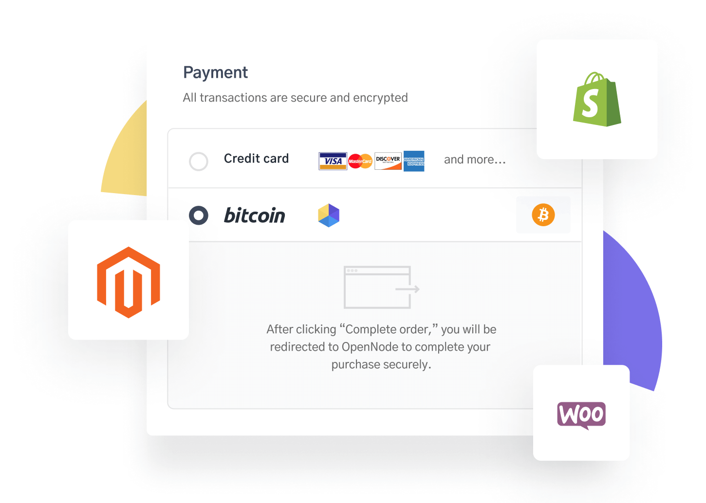 OpenNode payments integration dashboard
