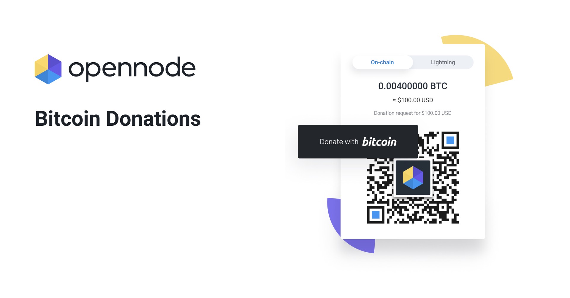 Bitcoin donations | OpenNode